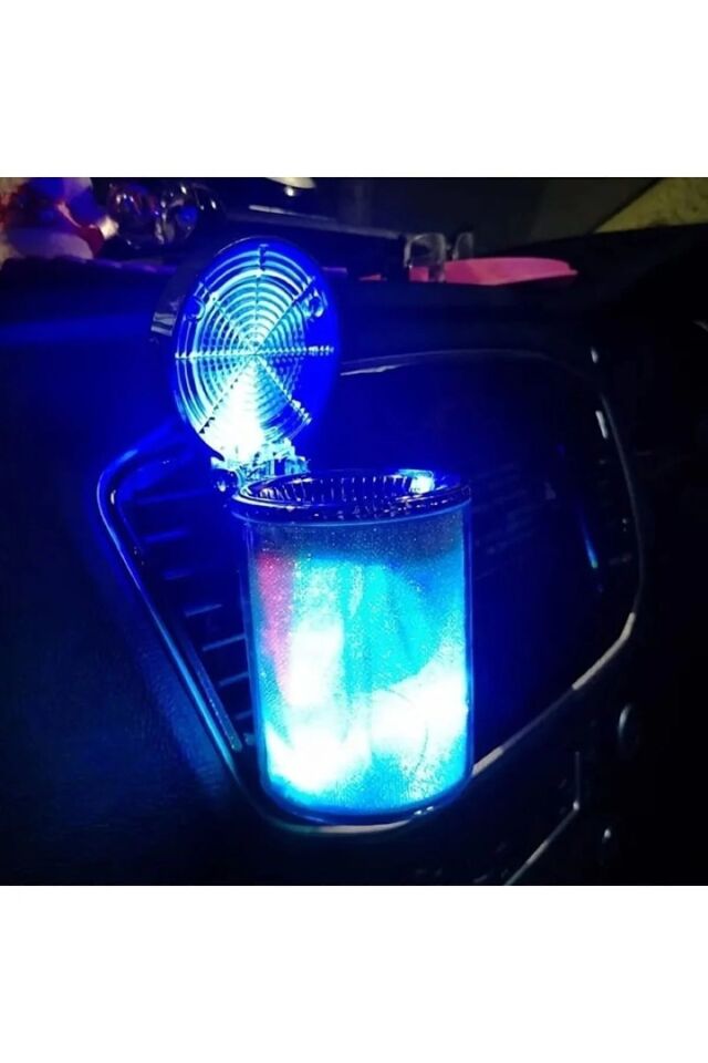 Hyundaı I20 1.4 Cvvt Elıte  Araca Uygun Rgb 7 Renkli LED Işıklı Araç Içi Küllük