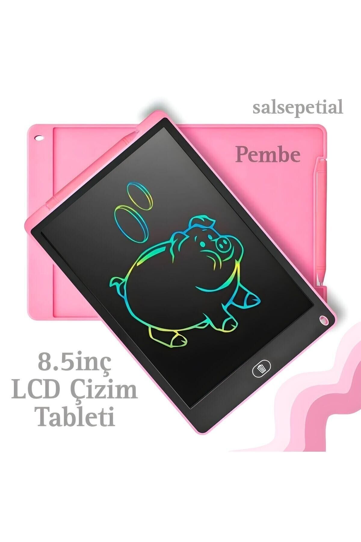 Grafik Dijital Kalemli LCD Çizim Tableti Çocuk Yazı Tahtası 8.5 Inc