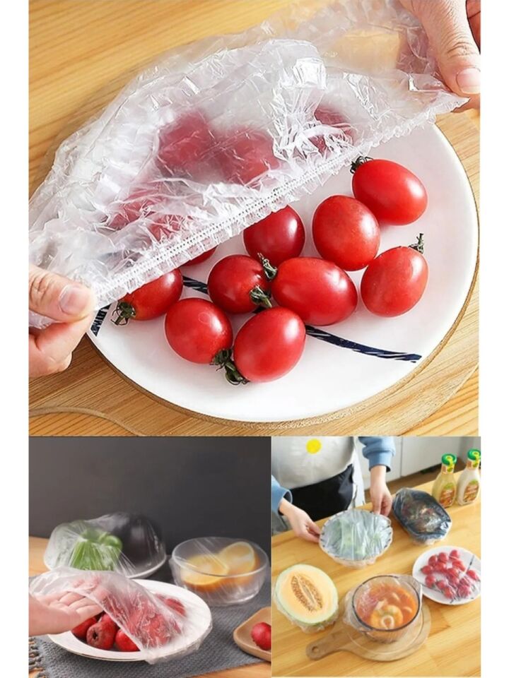 100 Adet Pratik Tazeliği Koruyan Tencere ve Tabak Bonesi | Çok Amaçlı Kapak Gıda Bonesi Tazeliği Koruyan Tencere ve Tabak Bonesi Pratik Çok Amaçlı Kapak Gıda Bonesi ve Koruyucusu