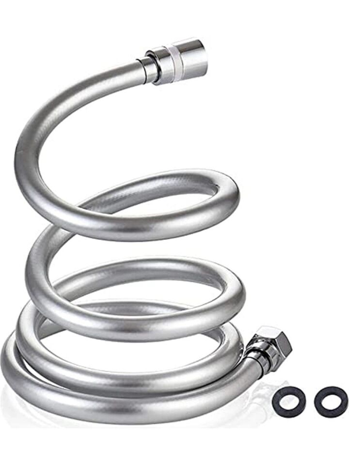 Yüksek Kalite Yırtılmaz Kırılmaz Patlamaz Pvc Kaplama Bilyeli Duş Banyo Hortum Spiral