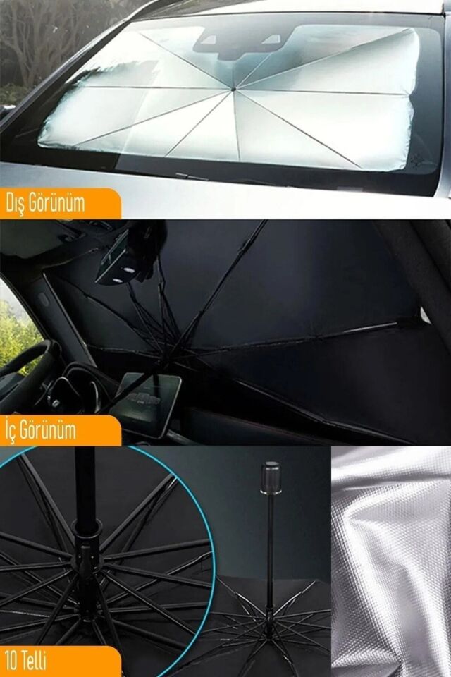 Volkswagen Golf Vıı 1.6 Tdı 105 Hıghlıne Tıptronıc Dsg  Araca Uygun  Oto Ön Cam Güneşliği Şemsiye