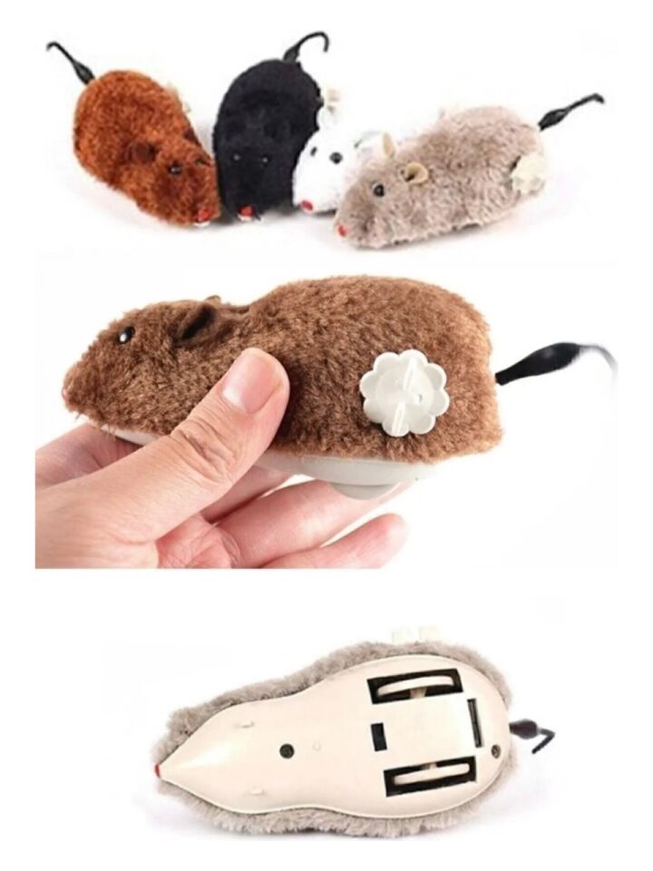Kurmalı Fare Kedi Oyuncağı