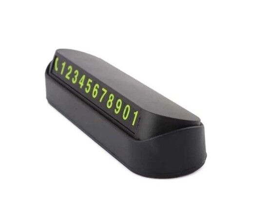 Araba Park Numaratörü Araç Içi Torpido Üstü Açılır Kapanır Neon Telefon Numarası Bırakma