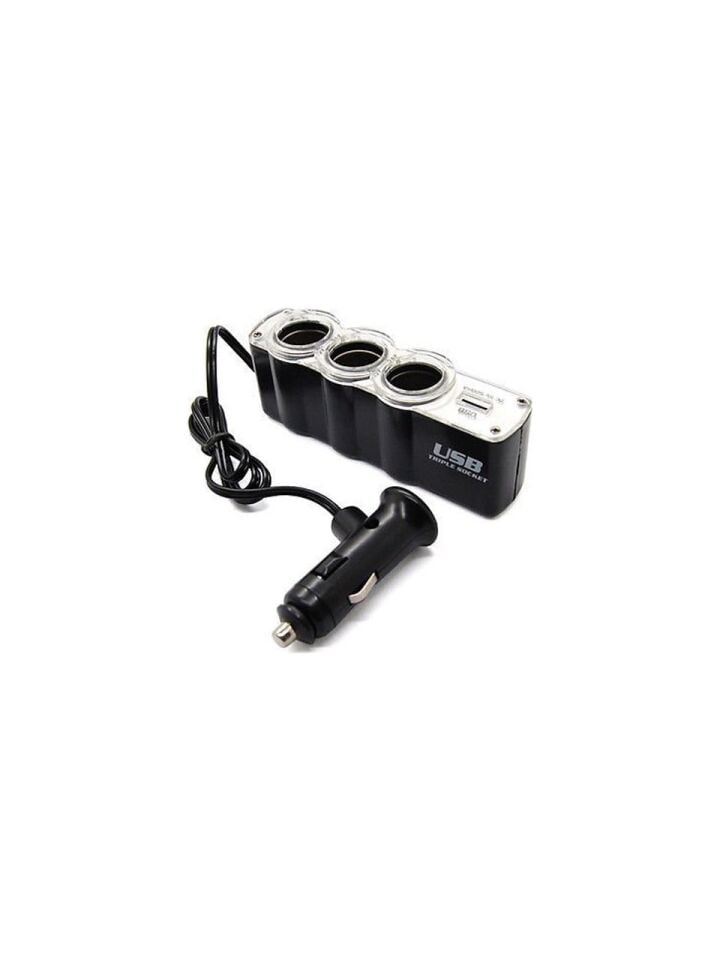 Araba Araç Oto Çakmak Çoklayıcı Çoğaltıcı Soketi Usb Çakmaklık