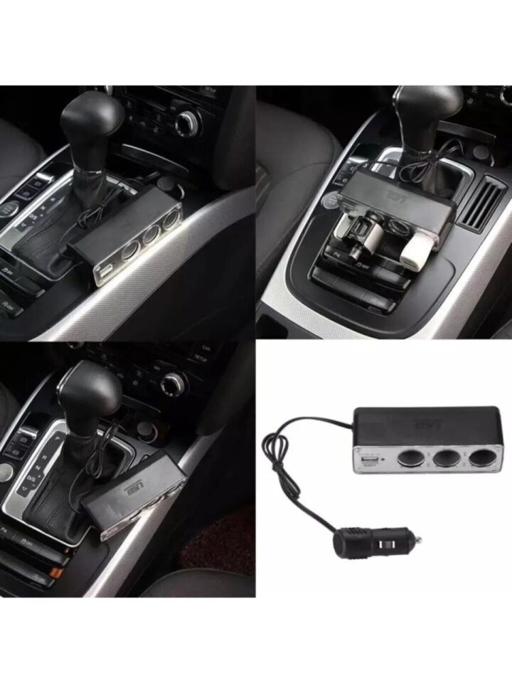 Araba Araç Oto Çakmak Çoklayıcı Çoğaltıcı Soketi Usb Çakmaklık