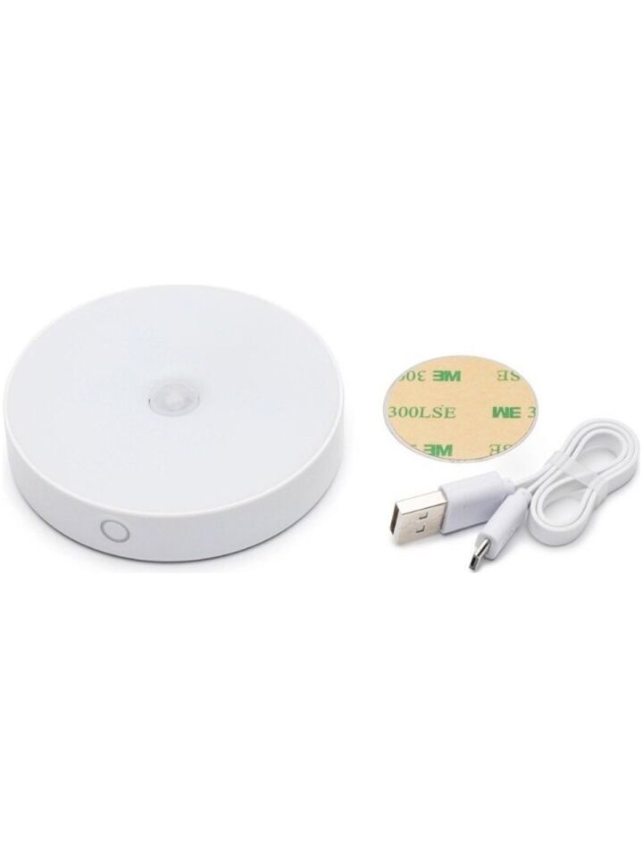 Şarjlı Sensörlü Kablosuz LED Kabin Aydınlatma Mıknatıslı 4000K