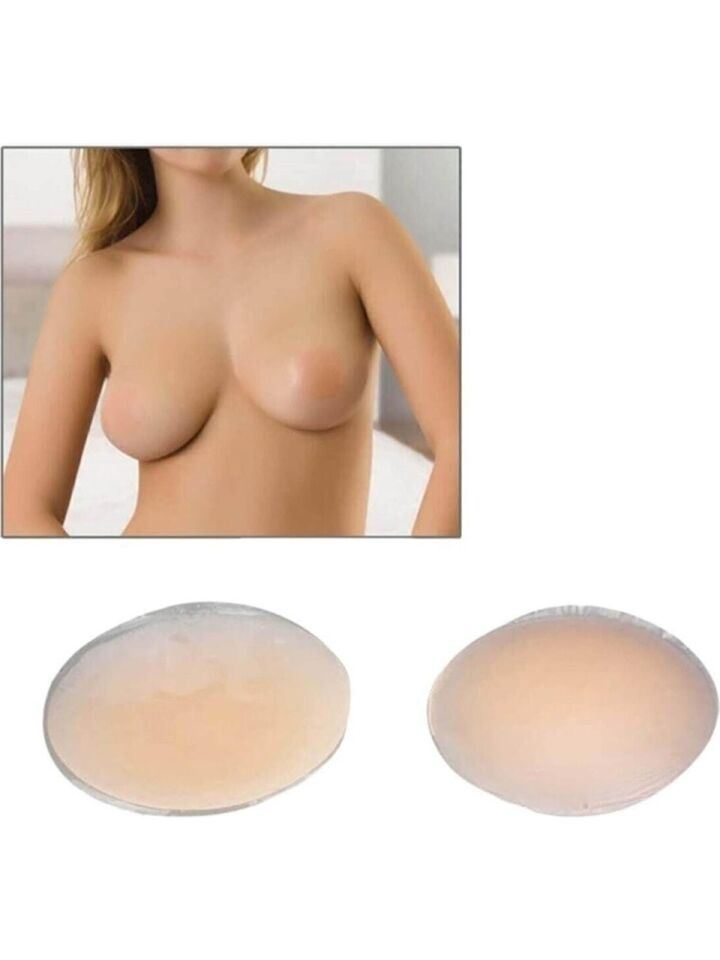 Silikon Göğüs Ucu Kapatıcı Kadın Ten Meme Ucu Kapatıcı Iç Giyim Kapatıcı Göğüs Ucu Bandı