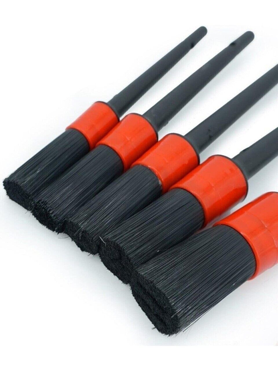 Oto Detay Fırça 5'li Kaliteli Farklı Boyutlarda 5 Adet Oto Araba Yıkama Klima Temizleme