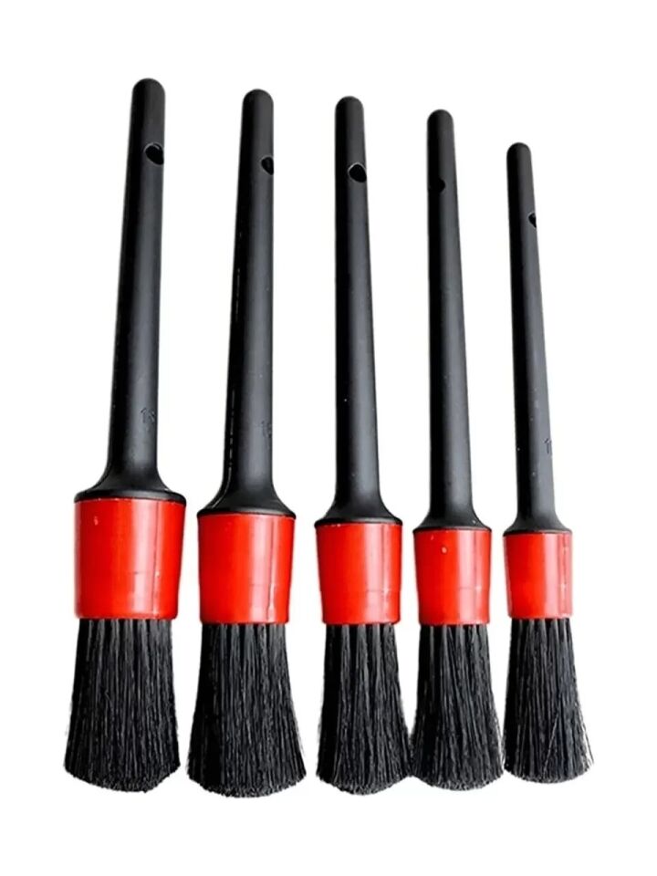 Oto Detay Fırça 5'li Kaliteli Farklı Boyutlarda 5 Adet Oto Araba Yıkama Klima Temizleme