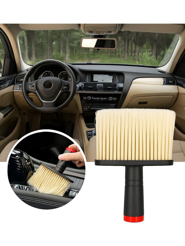 Araç Içi Temizlik Fırçası – Yumuşak Kıllı, Çizmez, Detaylı Temizlik, Klima ve Konsol Uyumlu