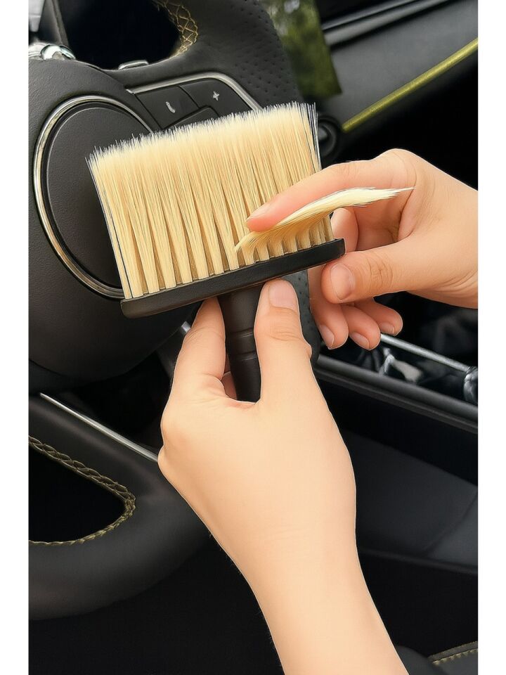 Araç Içi Temizlik Fırçası – Yumuşak Kıllı, Çizmez, Detaylı Temizlik, Klima ve Konsol Uyumlu