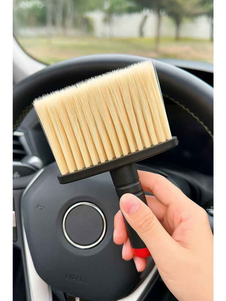 Araç Içi Temizlik Fırçası – Yumuşak Kıllı, Çizmez, Detaylı Temizlik, Klima ve Konsol Uyumlu