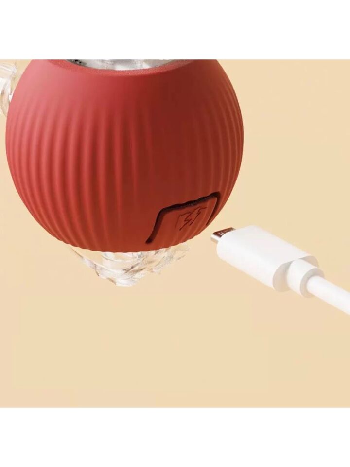 Kedi Köpek Için Kendinden Hareketli, Şarjlı ve 360 Derece Dönen Interaktif Akıllı Oyun Topu