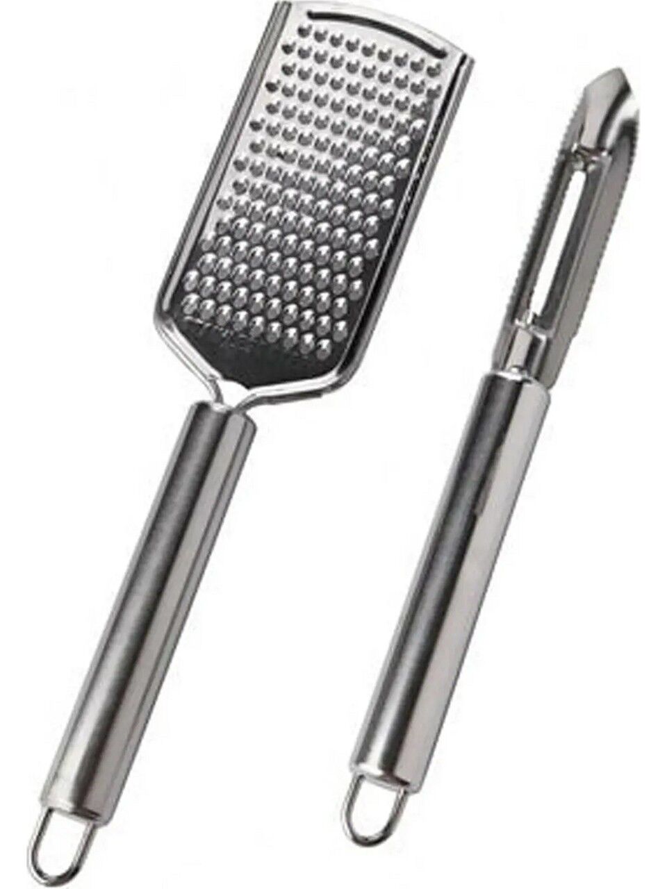 2'li Paslanmaz Çelik El Rendesi ve Soyacak Seti